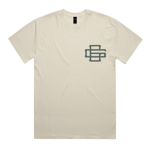 GG CLUB - WORLDWIDE FADED CREAM T-SHIRT
