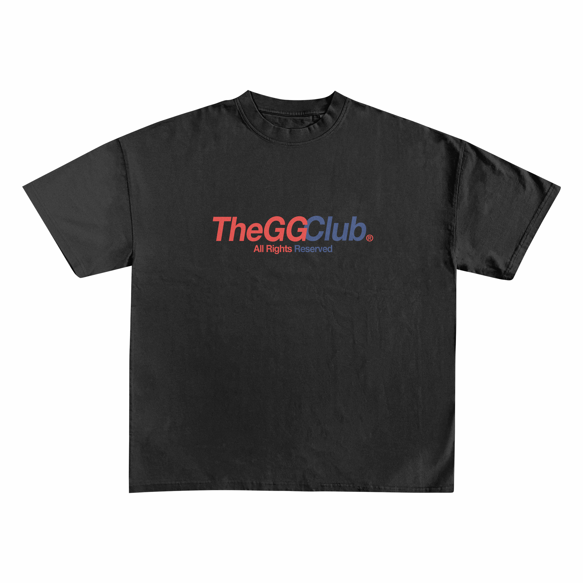 THE GG CLUB - FLAME BLACK T-SHIRT