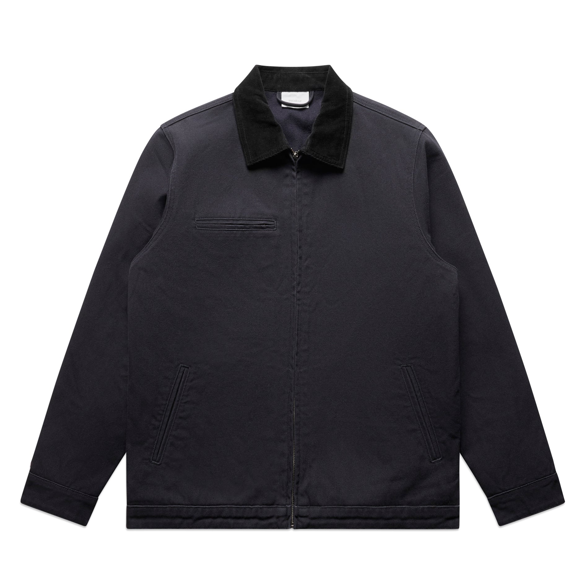 CANVAS COLLAR JACKET INK BLUE - 75X ENTRIES