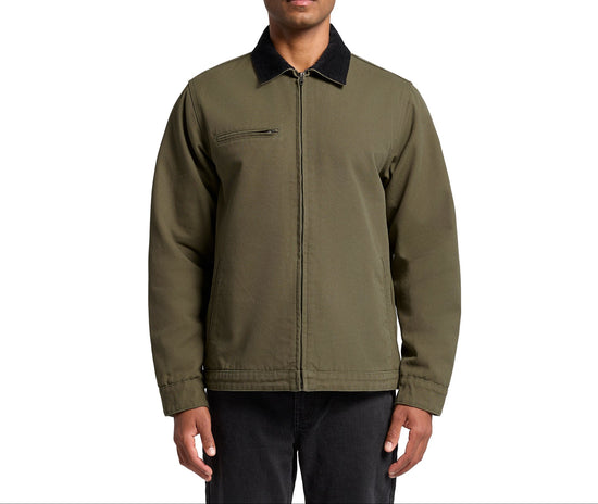 CANVAS COLLAR JACKET INK BLUE - 75X ENTRIES