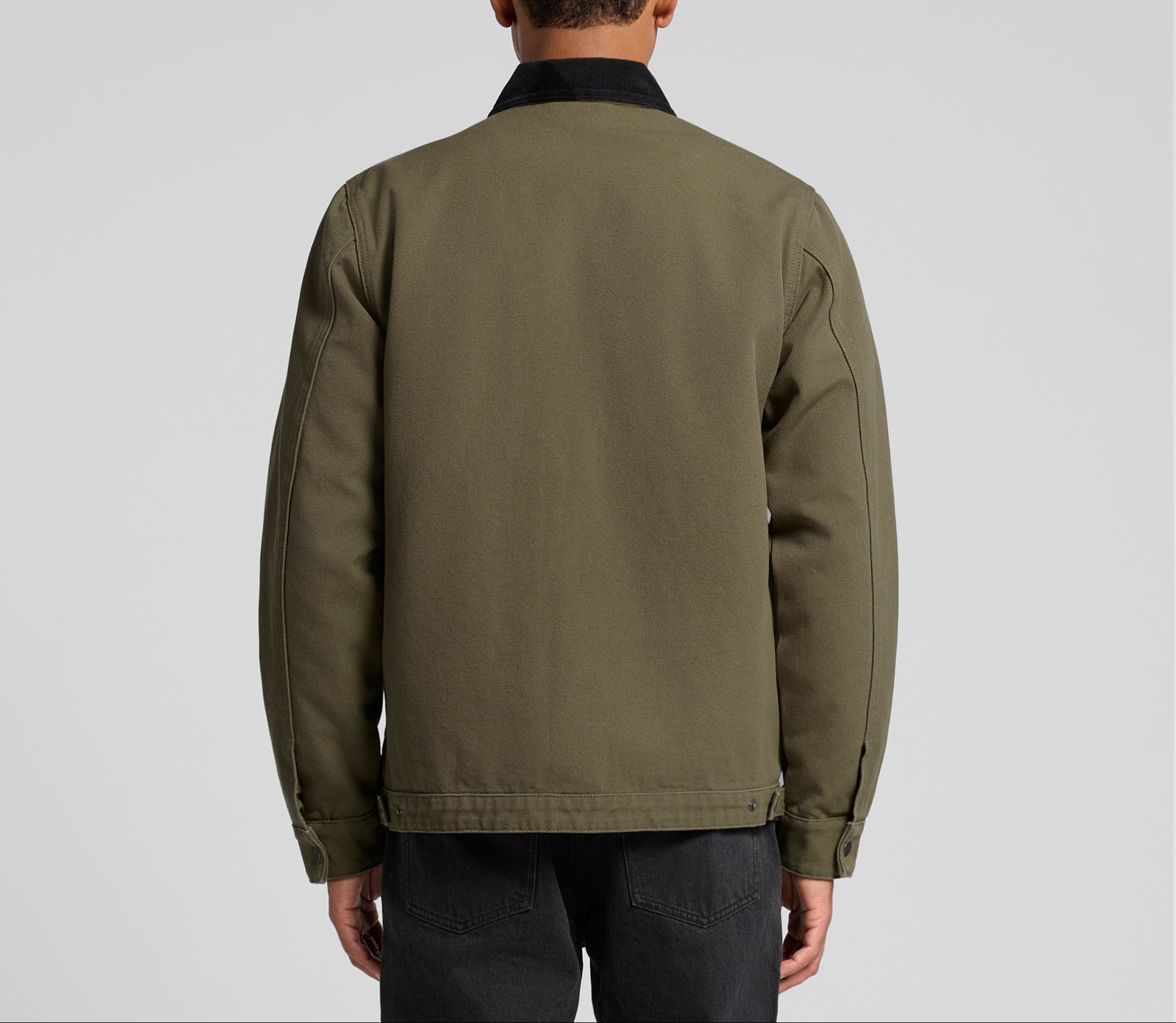 CANVAS COLLAR JACKET INK BLUE - 75X ENTRIES