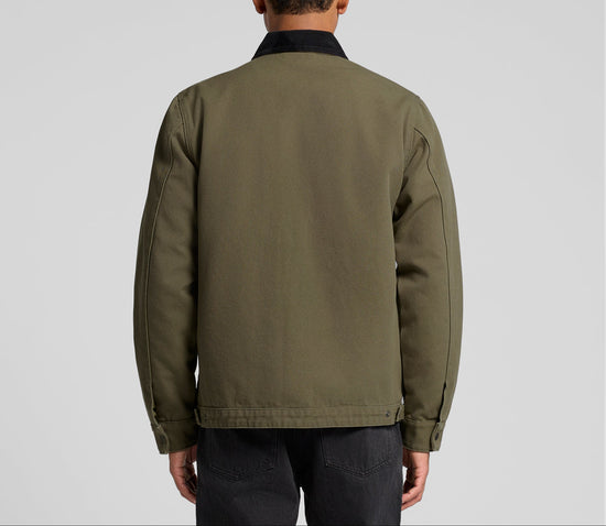 CANVAS COLLAR JACKET INK BLUE - 75X ENTRIES