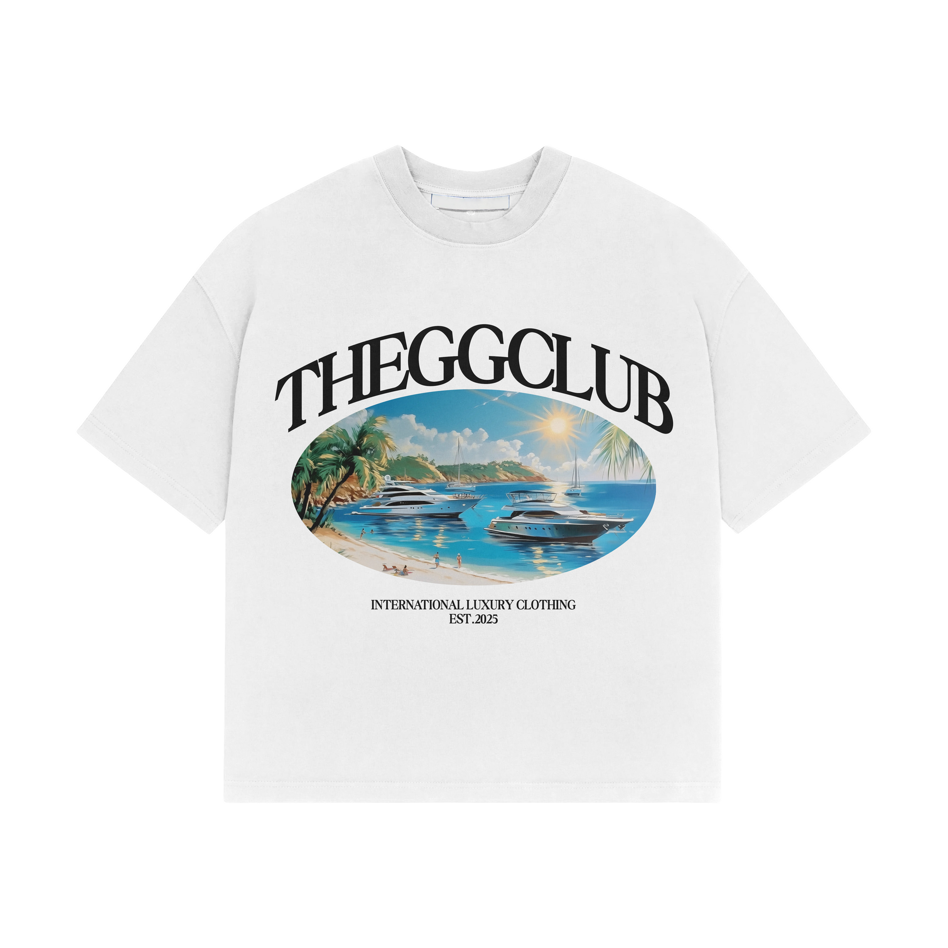 GG CLUB - YACHT WHITE T-SHIRT