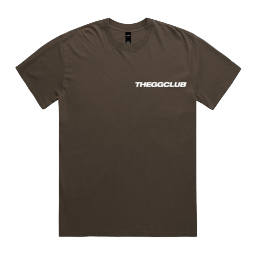 GG CLUB - GGC FADED BROWN T-SHIRT