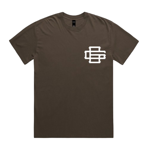 GG CLUB - WORLDWIDE FADED BROWN T-SHIRT