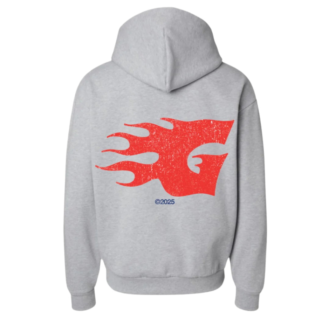THE GG CLUB - FLAME GREY HOODIE