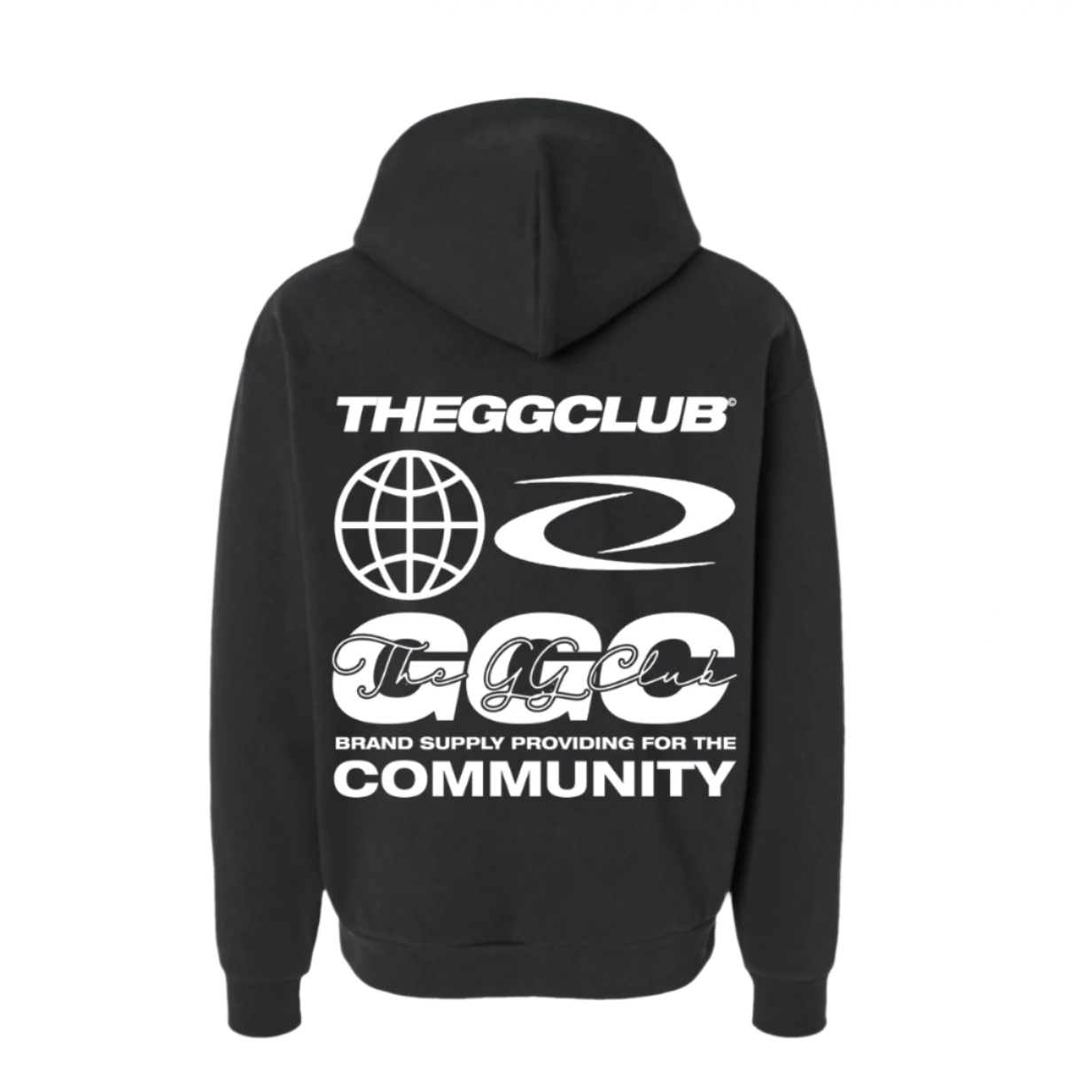 THE GG CLUB - GGC BLACK HOODIE