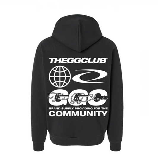 THE GG CLUB - GGC BLACK HOODIE