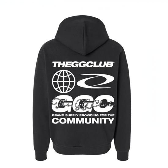 THE GG CLUB - GGC BLACK HOODIE