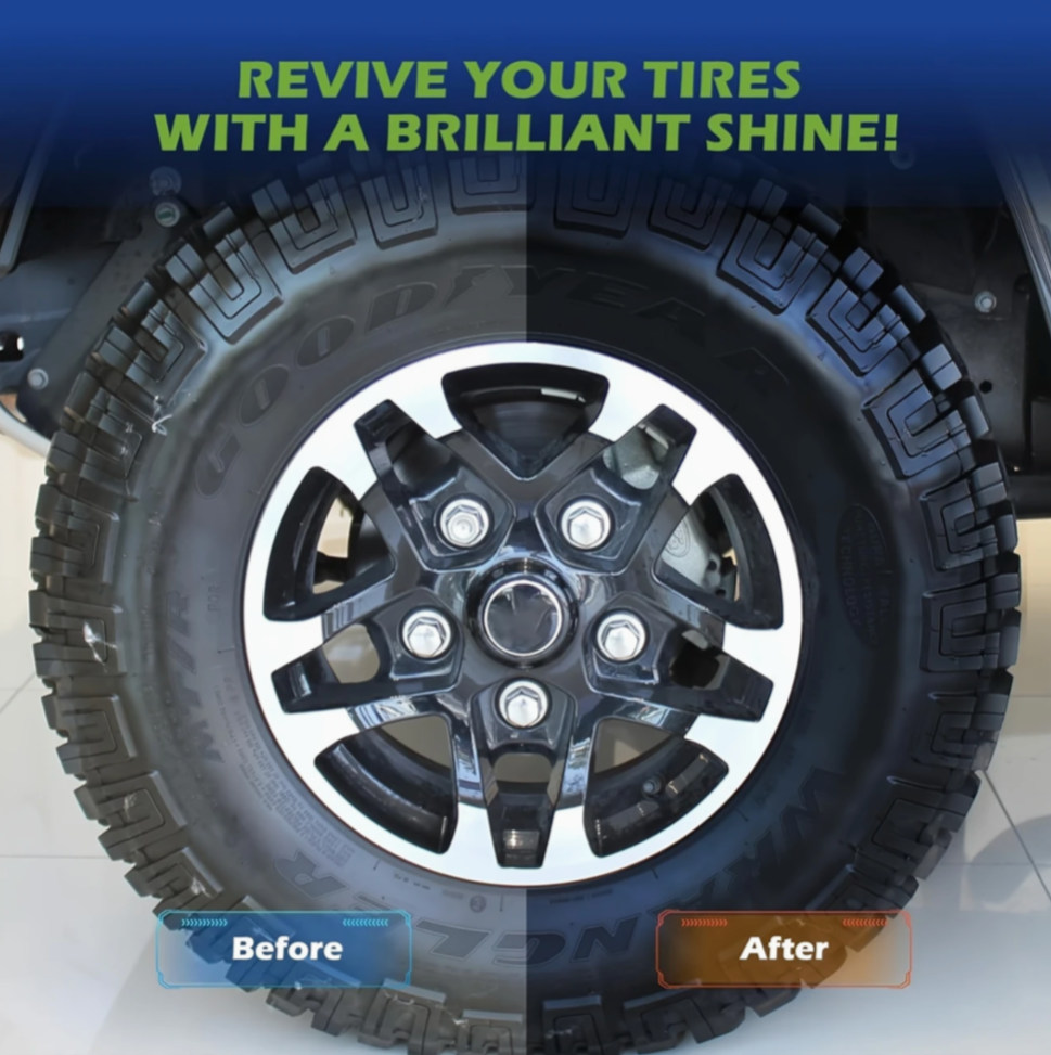 Tire Shine Spray (2 Bottels)